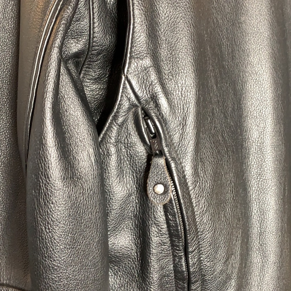 [Harley-Davidson] - Leather Motorcycle Riding Jacket - Picture 6 of 9